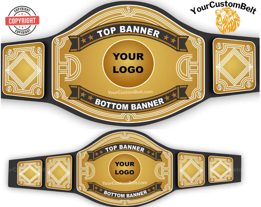 Yourcustombelt Personalized Pro Wrestling Belt – League Title – Personalized Name & Logo – Wrestling Fan Gift My Store