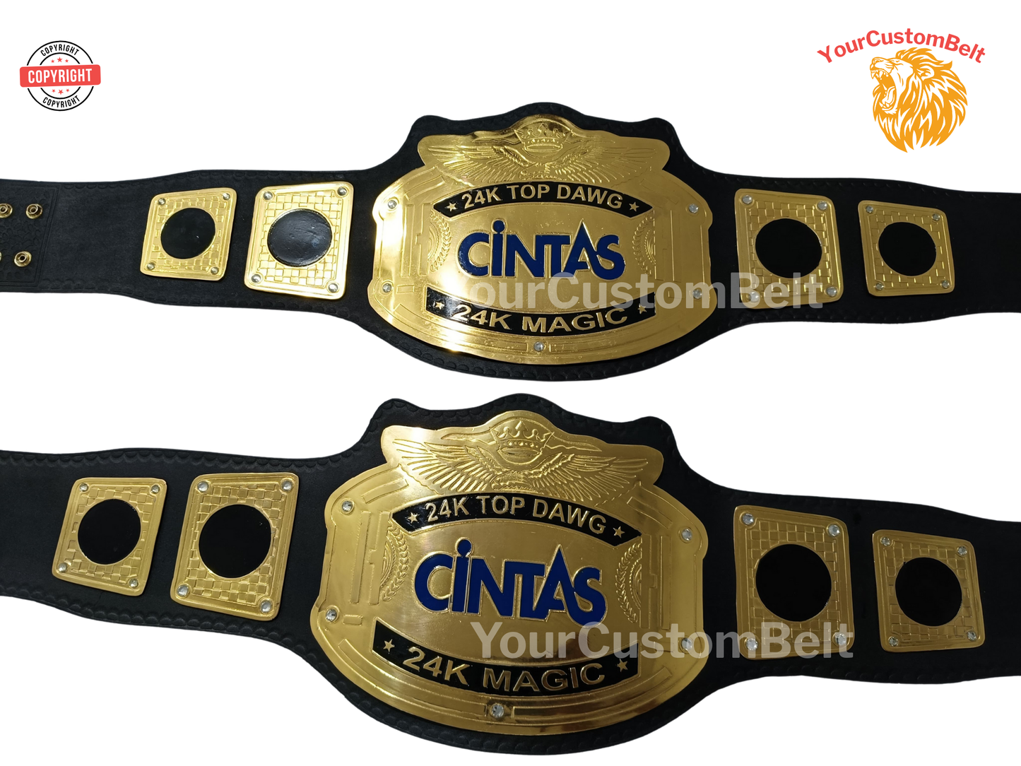 Yourcustombelt Personalized Wrestling Title Belt β Champion Award β Custom Name Engraved β Sports Trophy for any League