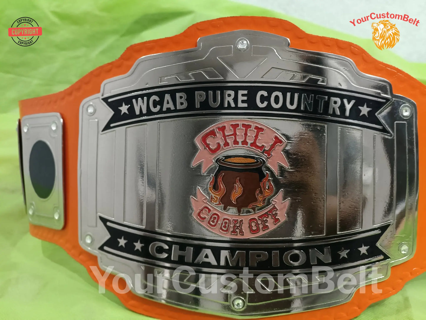 Yourcustombelt Personalized Pro Wrestling Belt – League Title – Personalized Name & Logo – Wrestling Fan Gift My Store