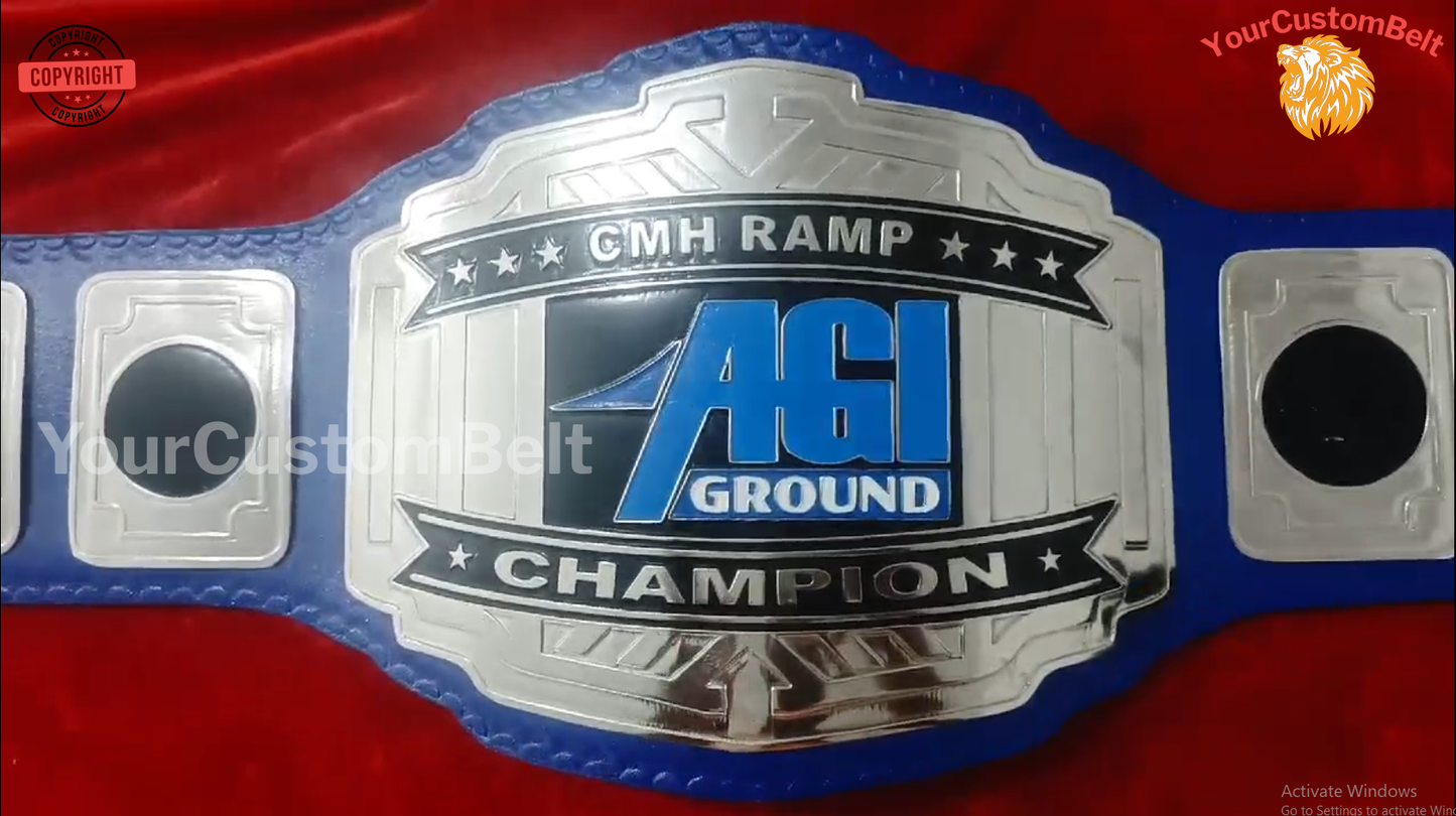 Yourcustombelt Personalized Pro Wrestling Belt β League Title β Personalized Name & Logo β Wrestling Fan Gift