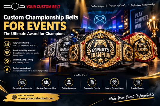 Custom Championship Belts for Events: The Ultimate Award for Champions