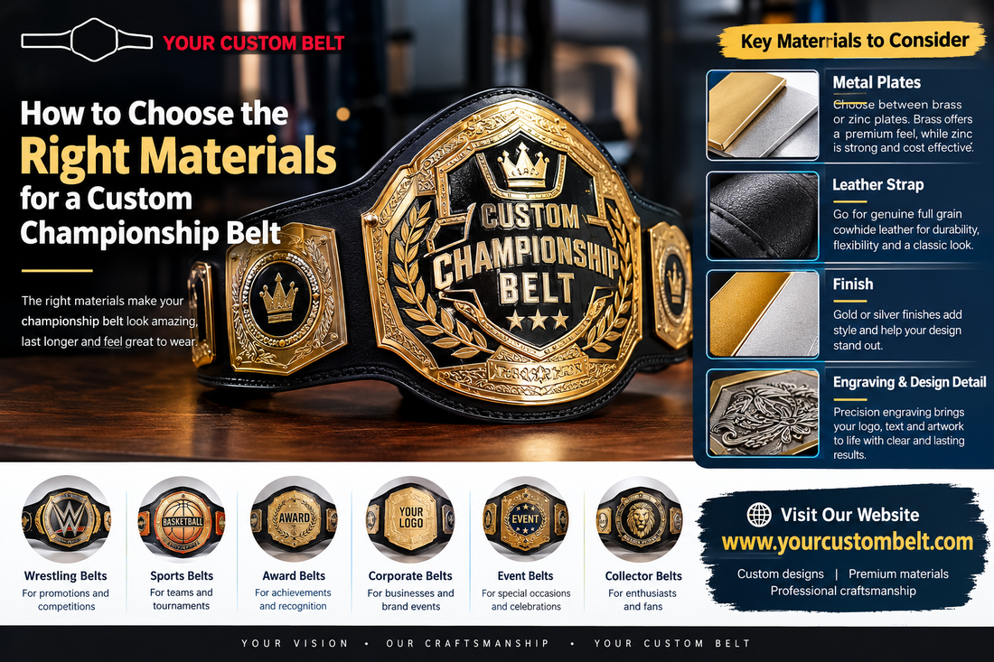 How to Choose the Right Materials for a Custom Championship Belt