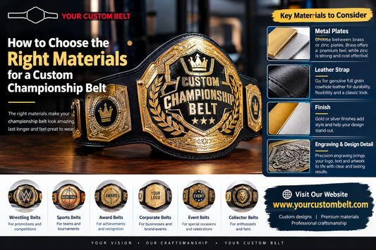 How to Choose the Right Materials for a Custom Championship Belt