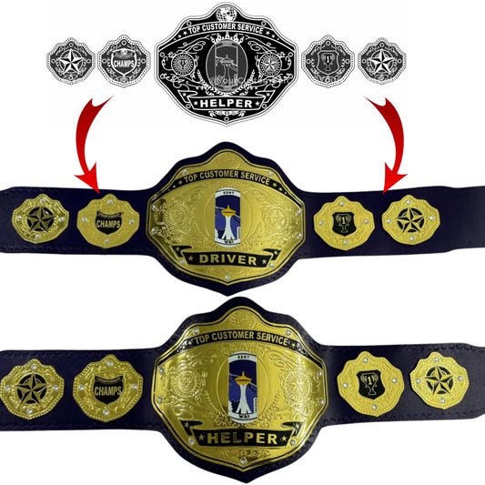 Yourcustombelt Personalized Pro Wrestling Belt – League Title – Personalized Name & Logo – Wrestling Fan Gift My Store