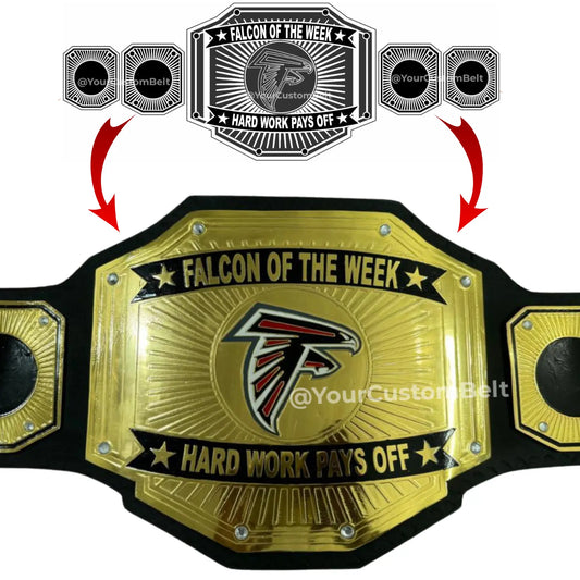 Yourcustombelt Personalized Pro Wrestling Belt – League Title – Personalized Name & Logo – Wrestling Fan Gift My Store