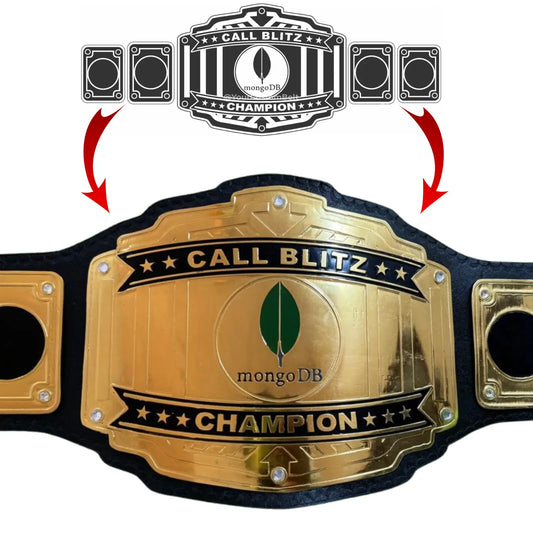 Yourcustombelt Personalized Pro Wrestling Belt – League Title – Personalized Name & Logo – Wrestling Fan Gift My Store