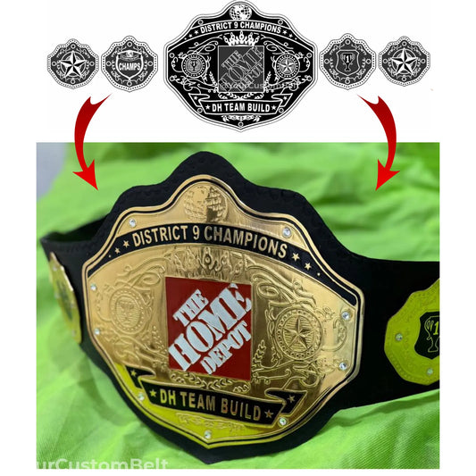 Yourcustombelt Personalized Pro Wrestling Belt – League Title – Personalized Name & Logo – Wrestling Fan Gift My Store