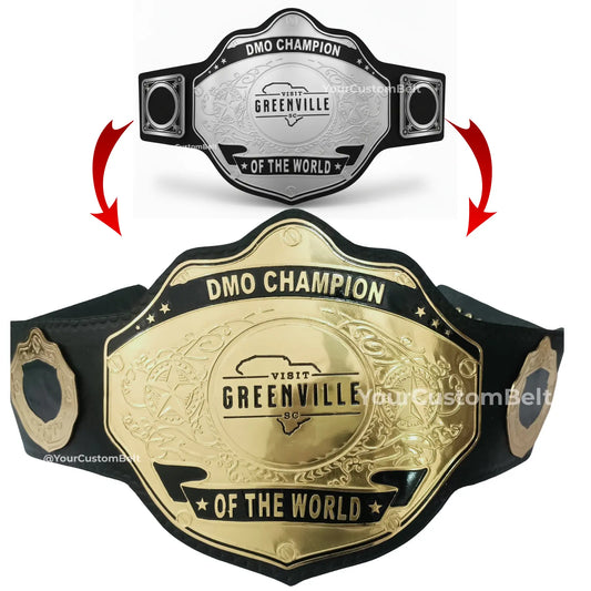Yourcustombelt Personalized Pro Wrestling Belt – League Title – Personalized Name & Logo – Wrestling Fan Gift My Store