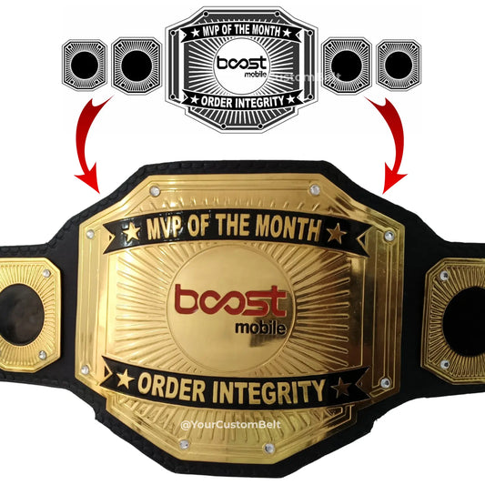 Yourcustombelt Personalized Pro Wrestling Belt – League Title – Personalized Name & Logo – Wrestling Fan Gift My Store