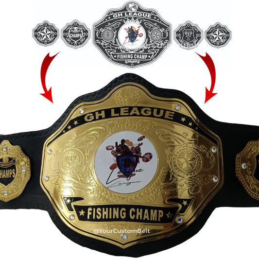 Yourcustombelt Personalized Pro Wrestling Belt – League Title – Personalized Name & Logo – Wrestling Fan Gift My Store