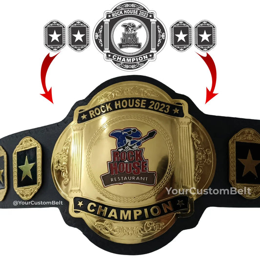 Yourcustombelt Personalized Pro Wrestling Belt – League Title – Personalized Name & Logo – Wrestling Fan Gift My Store