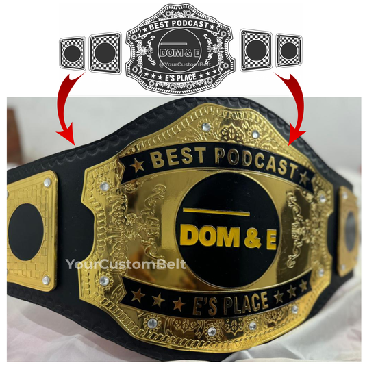 Yourcustombelt Personalized Pro Wrestling Belt – League Title – Personalized Name & Logo – Wrestling Fan Gift (Copy) (Copy) (Copy) (Copy)