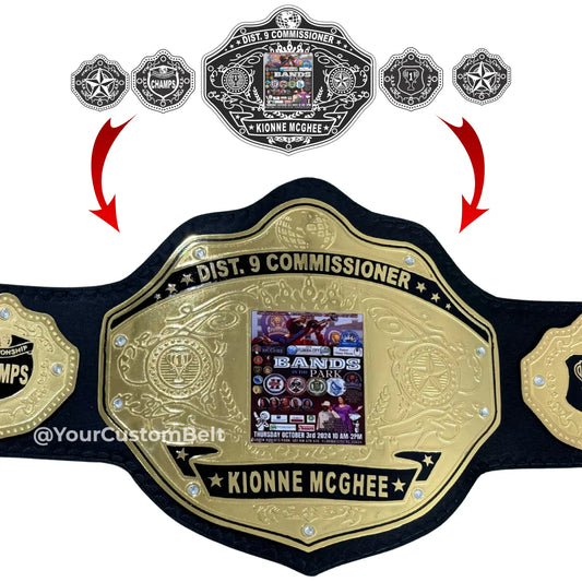 Yourcustombelt Personalized Pro Wrestling Belt – League Title – Personalized Name & Logo – Wrestling Fan Gift My Store