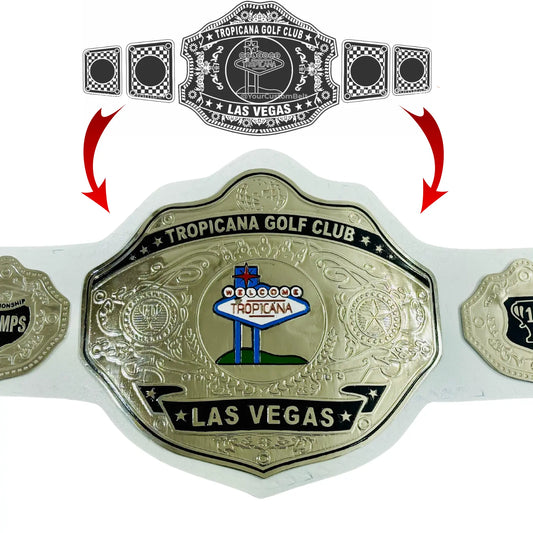 Yourcustombelt Personalized Pro Wrestling Belt – League Title – Personalized Name & Logo – Wrestling Fan Gift My Store