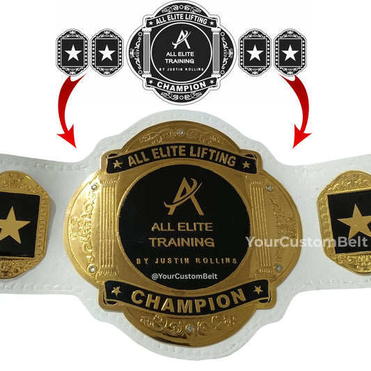 Yourcustombelt Personalized Pro Wrestling Belt – League Title – Personalized Name & Logo – Wrestling Fan Gift My Store
