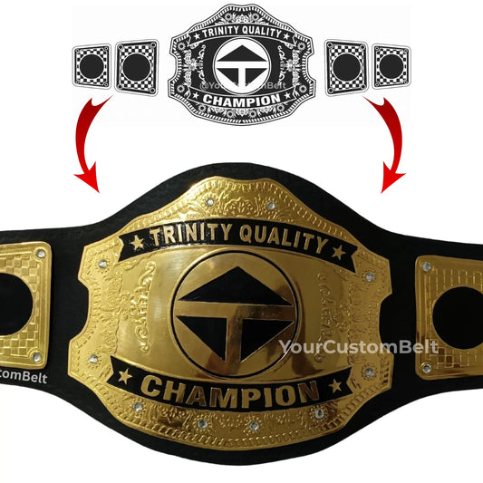 Yourcustombelt Personalized Pro Wrestling Belt – League Title – Personalized Name & Logo – Wrestling Fan Gift My Store