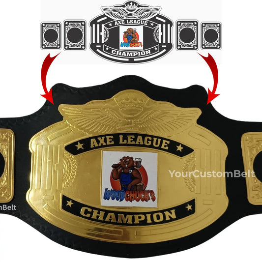Yourcustombelt Personalized Pro Wrestling Belt – League Title – Personalized Name & Logo – Wrestling Fan Gift My Store