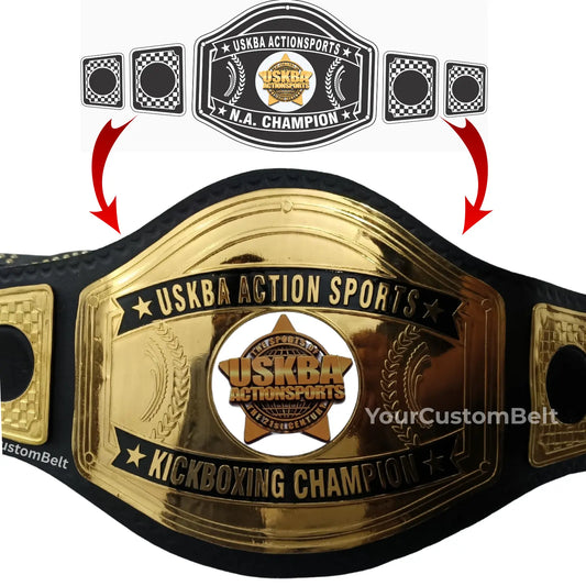 Yourcustombelt Personalized Pro Wrestling Belt – League Title – Personalized Name & Logo – Wrestling Fan Gift My Store