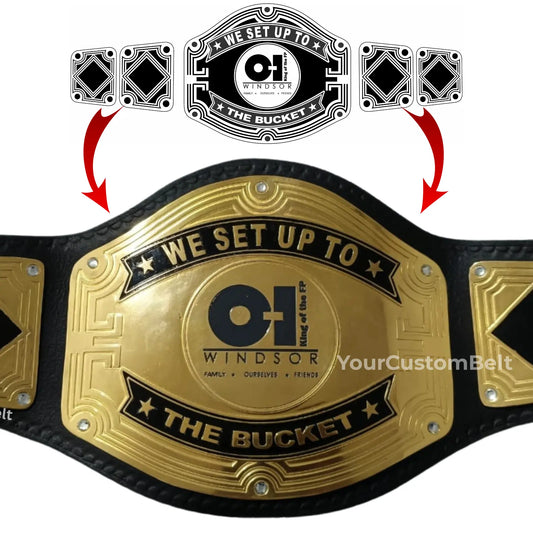 Yourcustombelt Personalized Pro Wrestling Belt – League Title – Personalized Name & Logo – Wrestling Fan Gift My Store