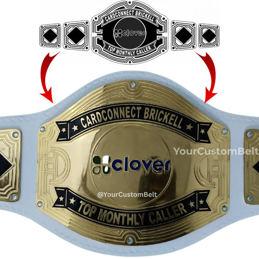 Yourcustombelt Personalized Pro Wrestling Belt – League Title – Personalized Name & Logo – Wrestling Fan Gift My Store