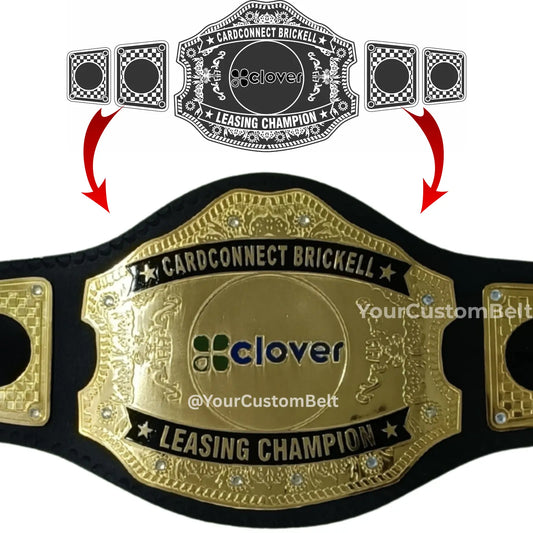 Yourcustombelt Personalized Pro Wrestling Belt – League Title – Personalized Name & Logo – Wrestling Fan Gift My Store