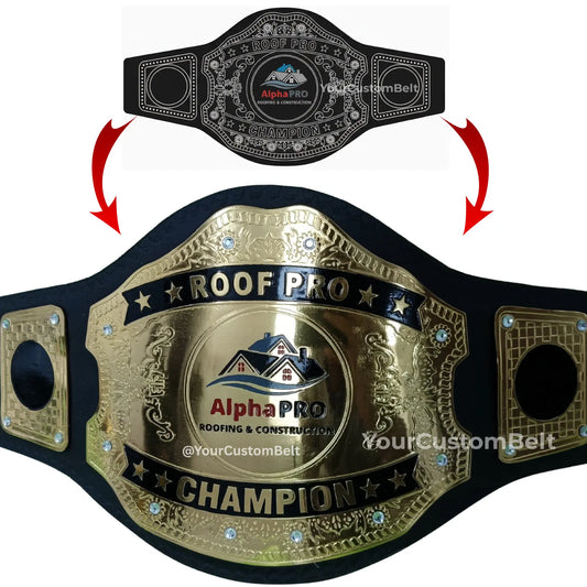 Yourcustombelt Personalized Pro Wrestling Belt – League Title – Personalized Name & Logo – Wrestling Fan Gift My Store