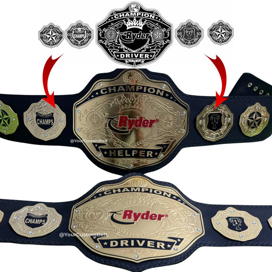 Yourcustombelt Personalized Pro Wrestling Belt – League Title – Personalized Name & Logo – Wrestling Fan Gift My Store