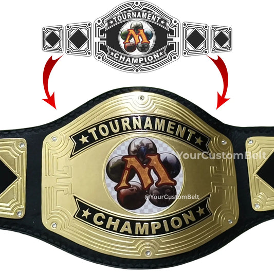 Yourcustombelt Personalized Pro Wrestling Belt – League Title – Personalized Name & Logo – Wrestling Fan Gift My Store