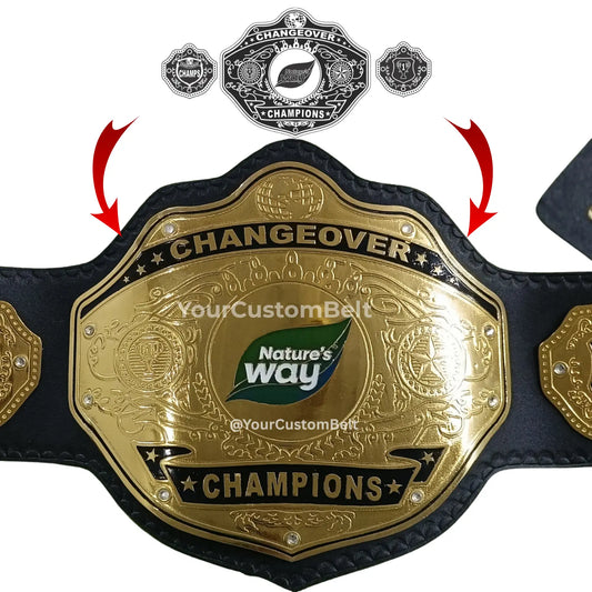 Yourcustombelt Personalized Pro Wrestling Belt – League Title – Personalized Name & Logo – Wrestling Fan Gift My Store