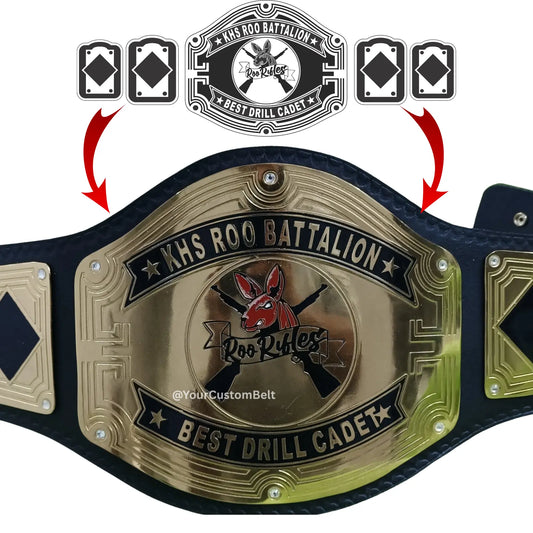 Yourcustombelt Personalized Pro Wrestling Belt – League Title – Personalized Name & Logo – Wrestling Fan Gift My Store