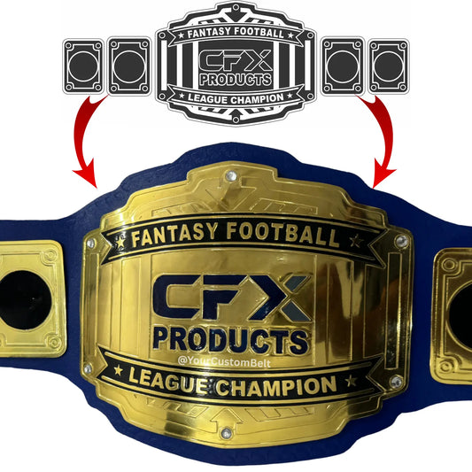 Yourcustombelt Personalized Pro Wrestling Belt – League Title – Personalized Name & Logo – Wrestling Fan Gift My Store