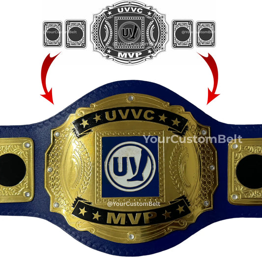 Yourcustombelt Personalized Pro Wrestling Belt – League Title – Personalized Name & Logo – Wrestling Fan Gift My Store