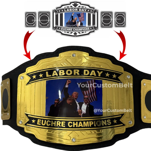 Yourcustombelt Personalized Pro Wrestling Belt – League Title – Personalized Name & Logo – Wrestling Fan Gift My Store