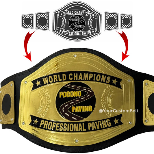 Yourcustombelt Personalized Pro Wrestling Belt – League Title – Personalized Name & Logo – Wrestling Fan Gift My Store