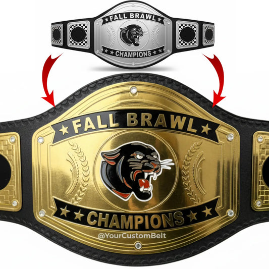 Yourcustombelt Personalized Pro Wrestling Belt – League Title – Personalized Name & Logo – Wrestling Fan Gift My Store