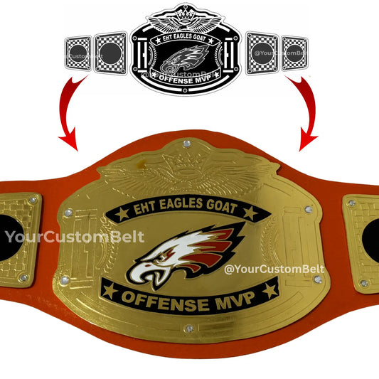 Yourcustombelt Personalized Pro Wrestling Belt – League Title – Personalized Name & Logo – Wrestling Fan Gift My Store