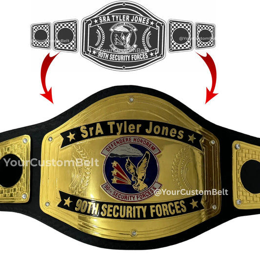 Yourcustombelt Personalized Pro Wrestling Belt – League Title – Personalized Name & Logo – Wrestling Fan Gift My Store