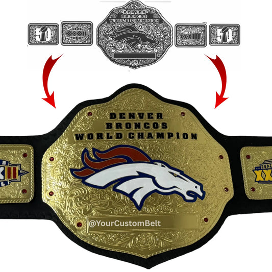 Yourcustombelt Personalized Pro Wrestling Belt – League Title – Personalized Name & Logo – Wrestling Fan Gift My Store