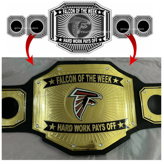 Yourcustombelt Personalized Pro Wrestling Belt – League Title – Personalized Name & Logo – Wrestling Fan Gift My Store