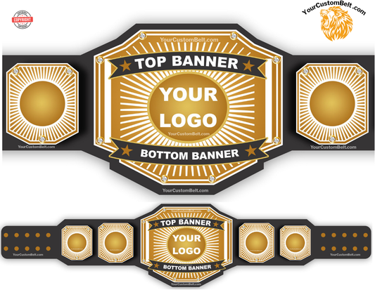 YourCustomBelt Custom Wrestling Belt for Corporate Awards – Employee Recognition Trophy – Personalized Name & Logo