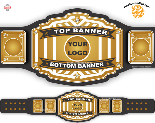 Yourcustombelt Personalized Pro Wrestling Belt – League Title – Personalized Name & Logo – Wrestling Fan Gift