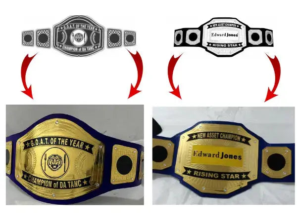Personalized Wrestling Championship Belt – Premium Title Award My Store