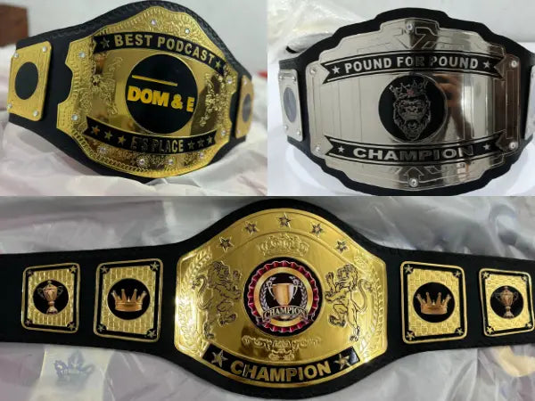 Personalized Wrestling Championship Belt – Premium Title Award My Store