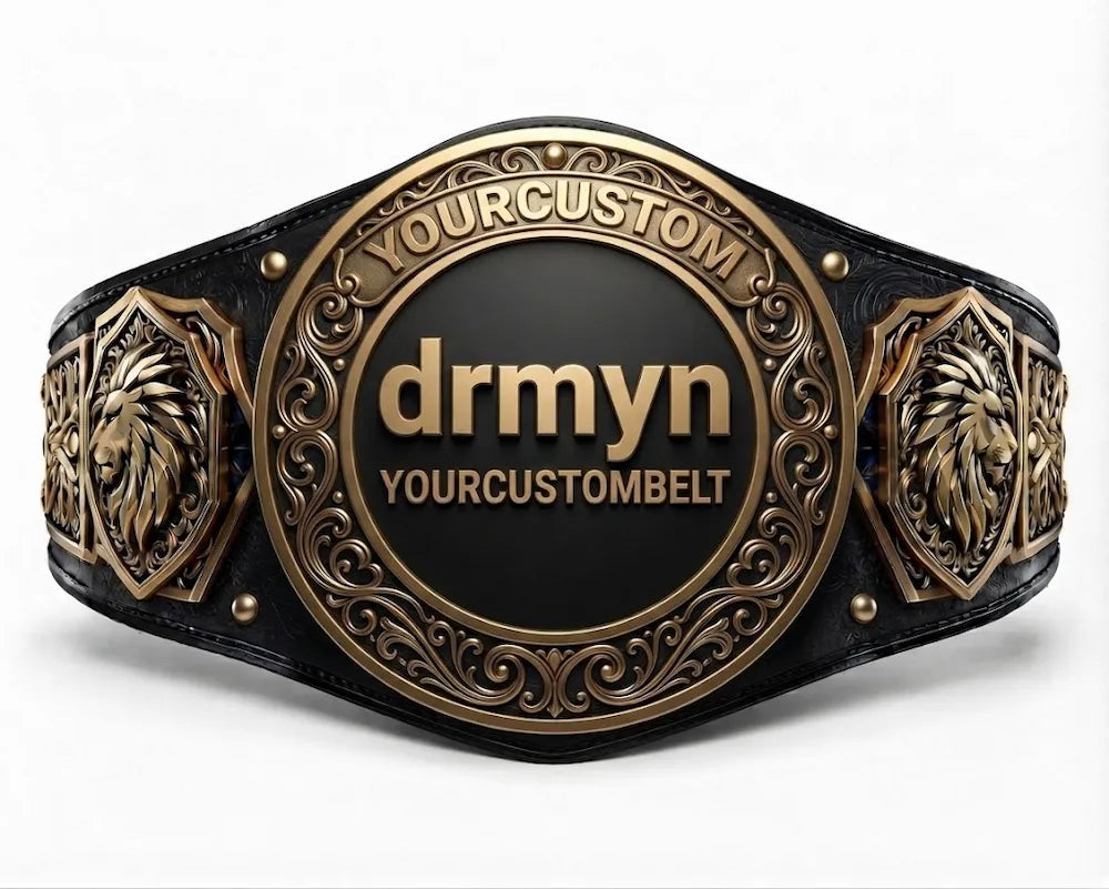 Championship Custom Belt – Personalized Title Belt