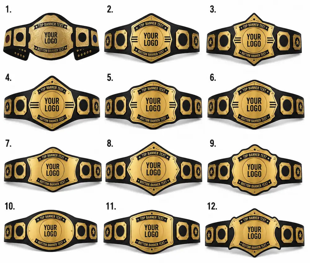 Championship Custom Belt – Personalized Title Belt