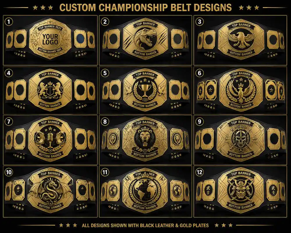Championship Custom Belt – Personalized Title Belt