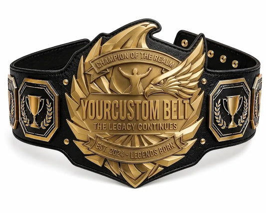 Championship Custom Belt – Personalized Title Belt